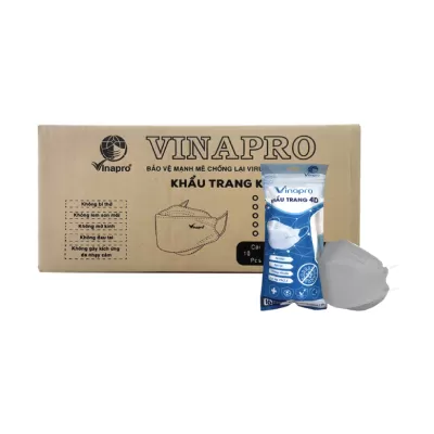 Khẩu Trang KF94 Vinapro Xám